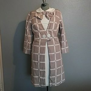 Vintage 2 PieceTRUDE Of CA Coat & Dress Set